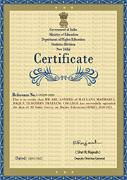 Certificate 2022
